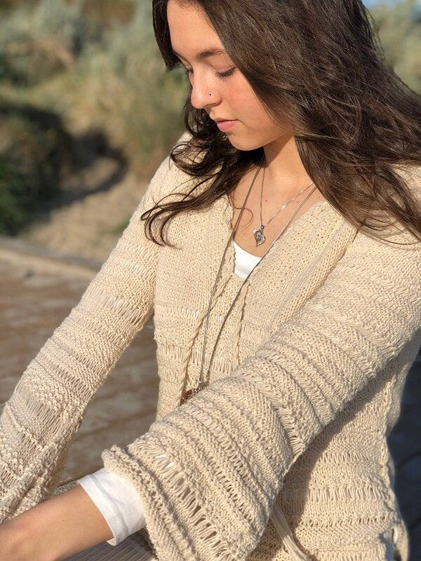 BOHO JUMPER - knitting pattern #123 - Anette Eriksson Design