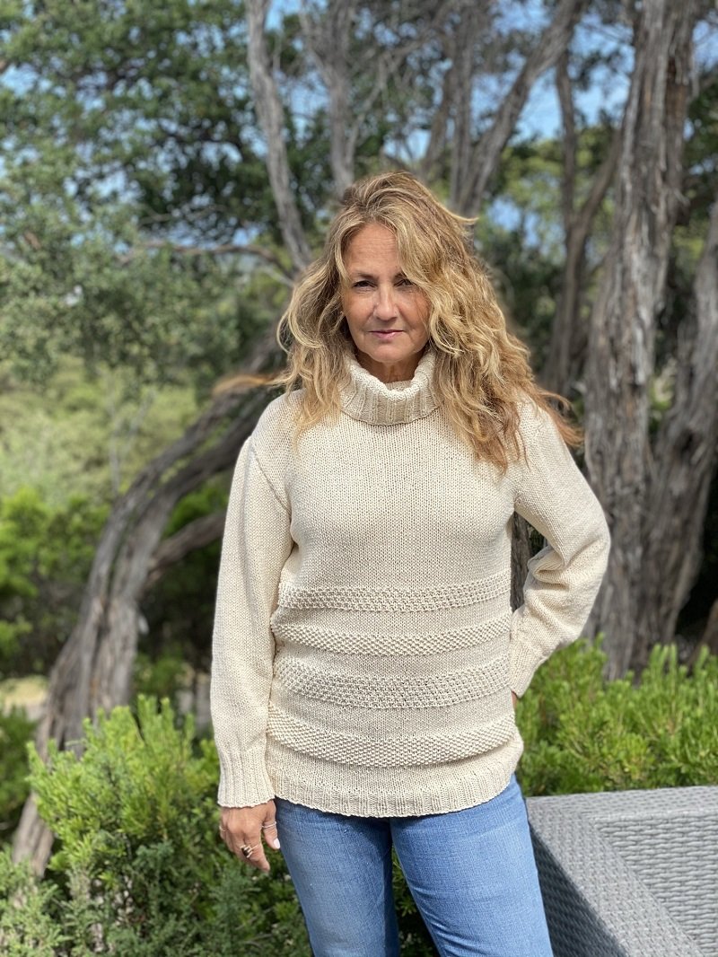 CLASSIC ROLL NECK - knitting pattern #159 - Anette Eriksson Design