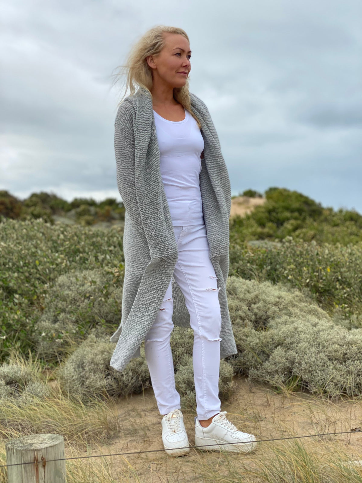 COASTAL CARDI - stickmönster #133