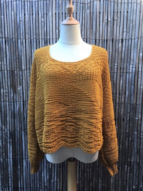 TEXTURED SWEATER - knitting pattern #143