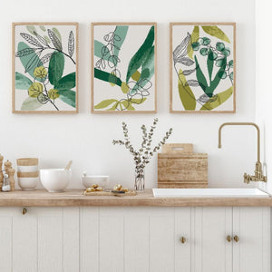 ABSTRACT BOTANICAL 3 - cross stitch pattern - Anette Eriksson Design
