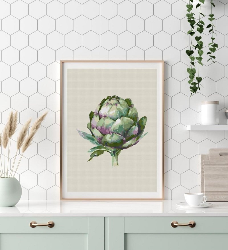 ARTICHOKE - cross stitch pattern - Anette Eriksson Design
