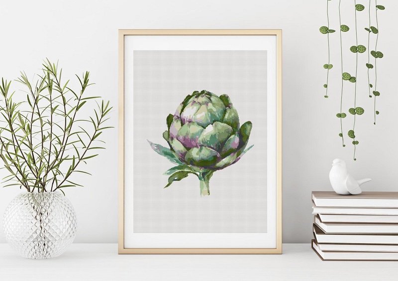 ARTICHOKE - cross stitch pattern - Anette Eriksson Design