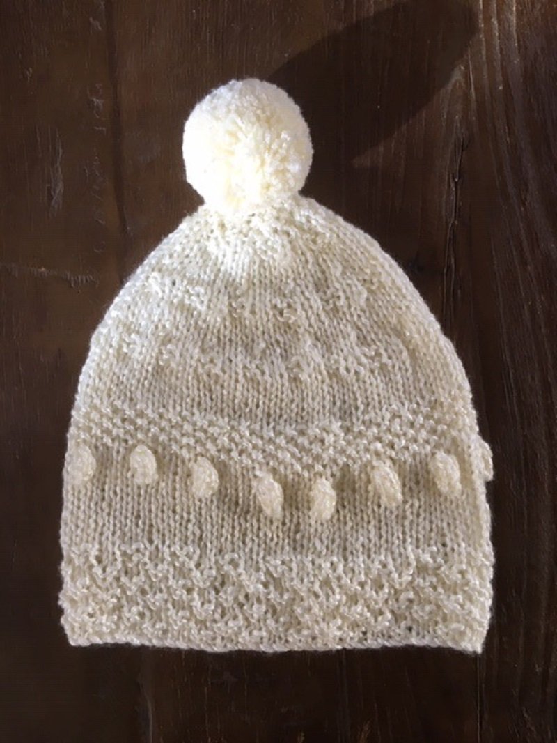 BOBBLE BEANIE - knitting pattern #153