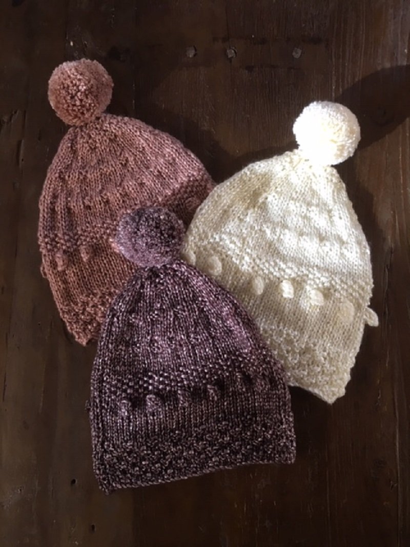 BOBBLE BEANIE - knitting pattern #153