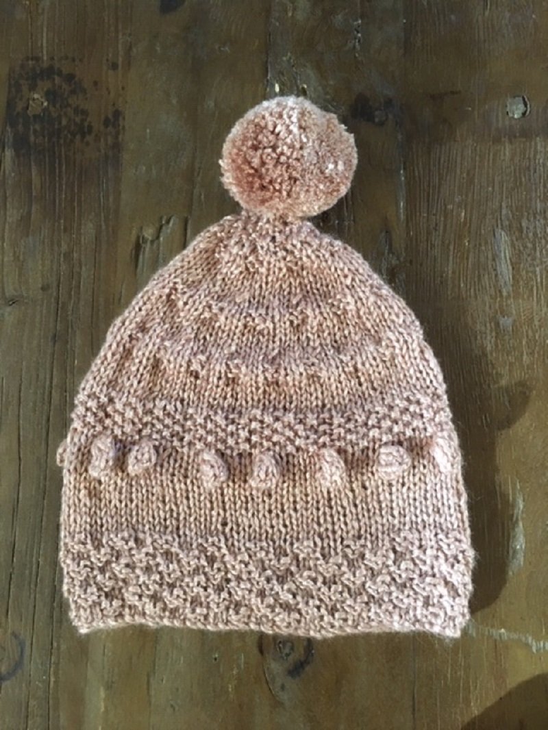 BOBBLE BEANIE - knitting pattern #153