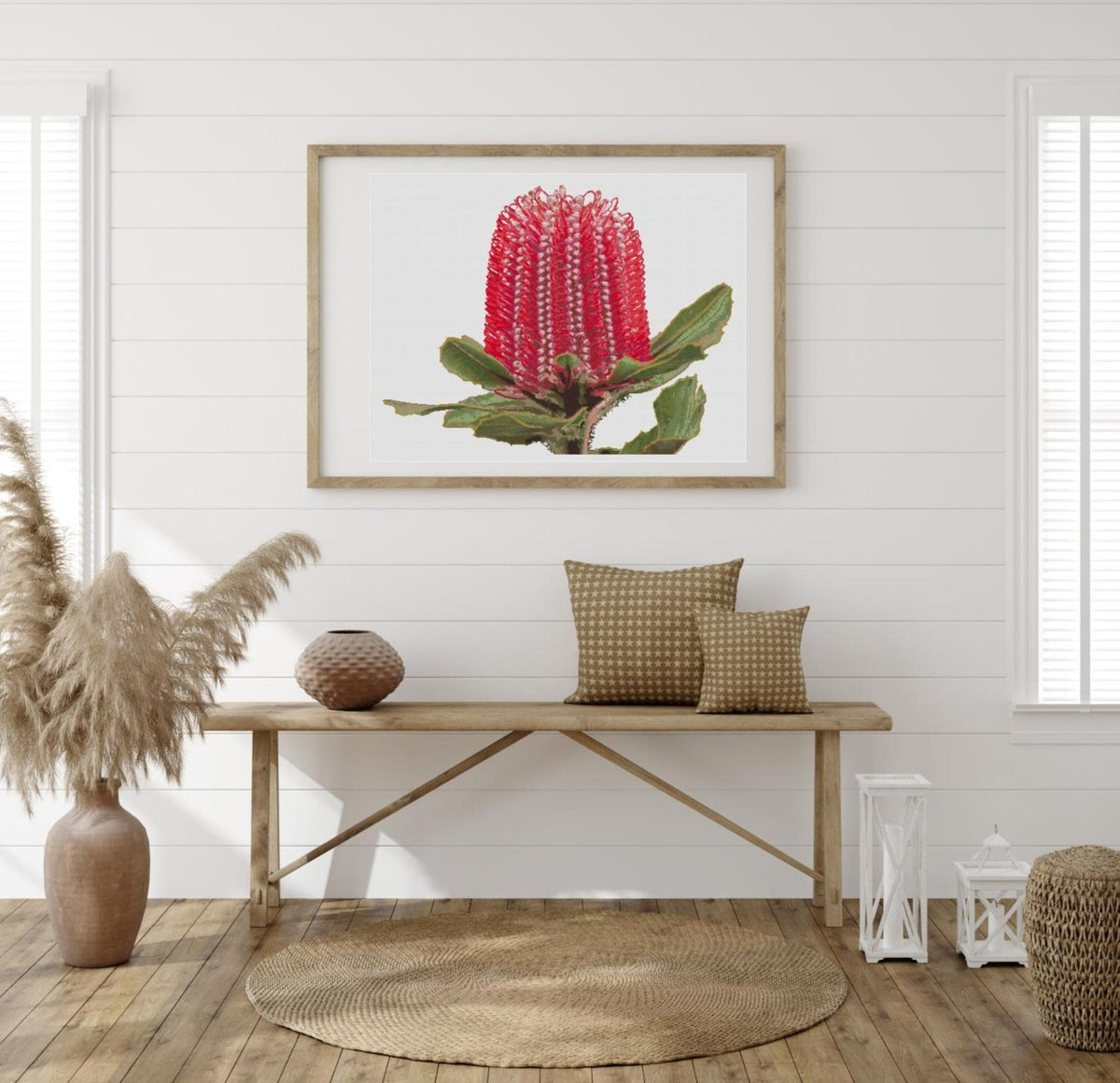 BANKSIA large - cross stitch kit