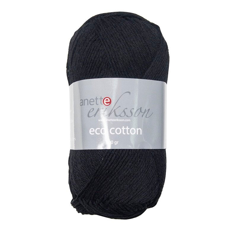 ECO COTTON - 5 balls - BLACK