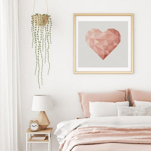 GEO HEART - cross stitch pattern - Anette Eriksson Design