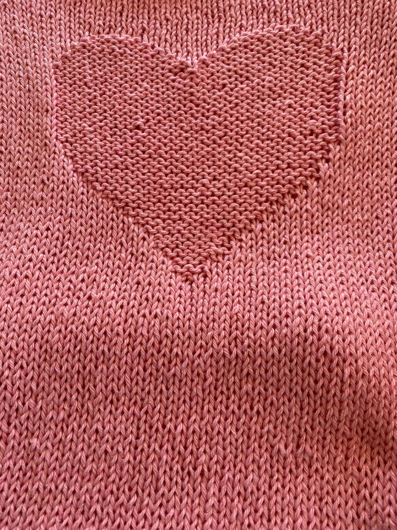 HEART JUMPER - stickmönster, #164