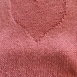 HEART JUMPER - knitting pattern, pink, #164 - Anette Eriksson Design