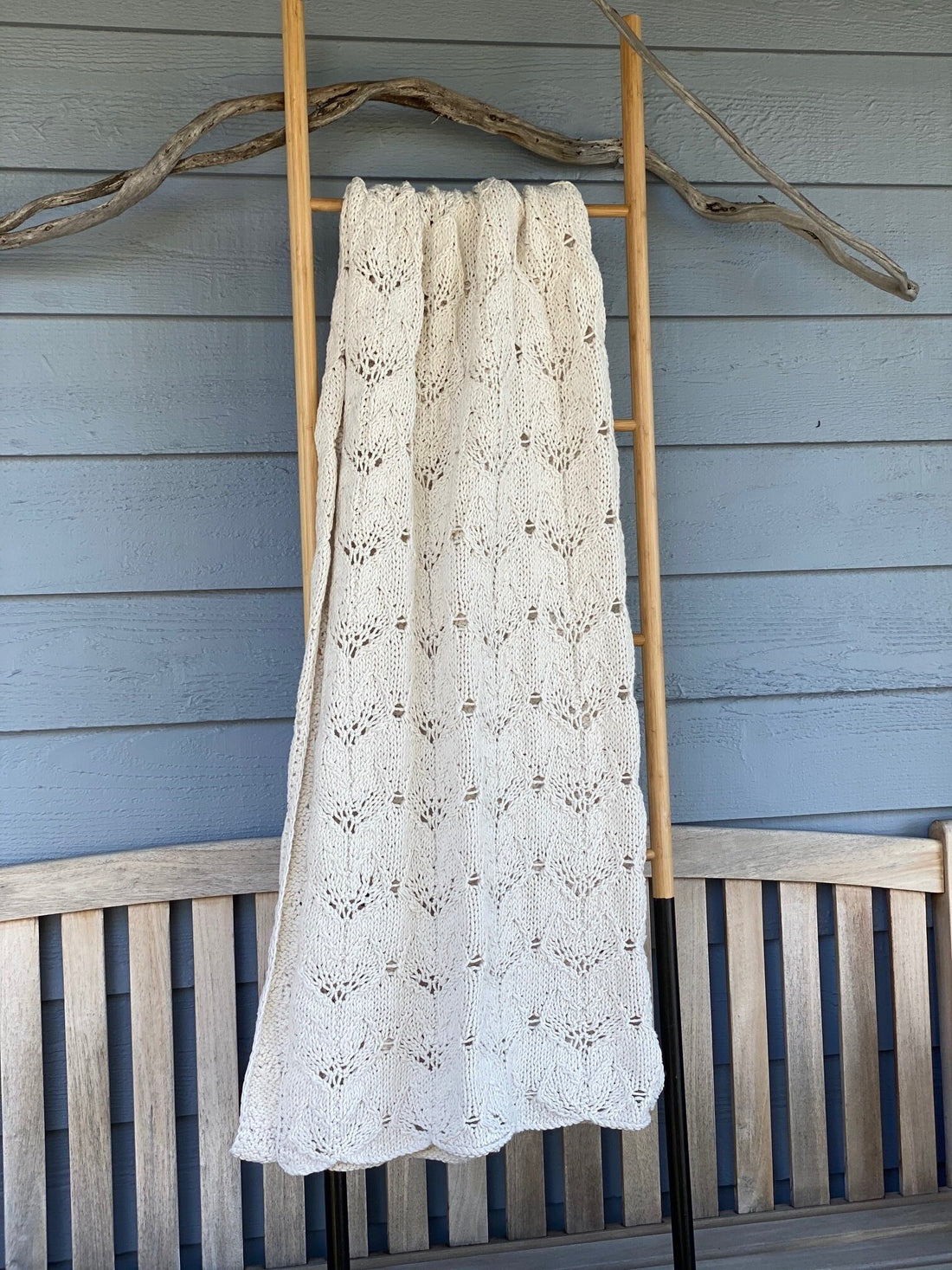 LACE THROW - knitting pattern #212 - Anette Eriksson Design