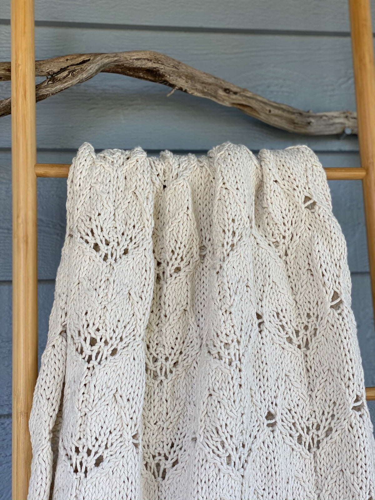 LACE THROW - knitting pattern #212