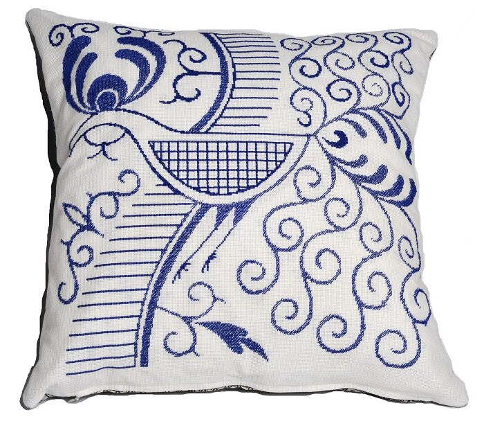 INDIGO BIRD - cross stitch pattern - Anette Eriksson Design