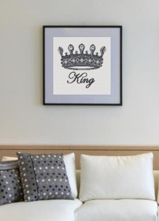 KING - cross stitch kit