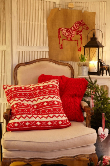 NORDIC CUSHION - knitting pattern