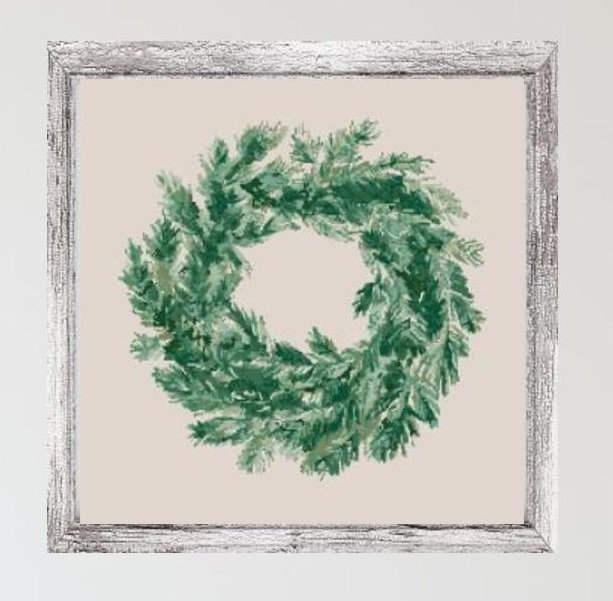 PINE WREATH - Cross stitch kit