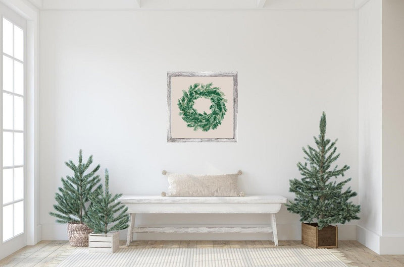 PINE WREATH - Cross stitch kit