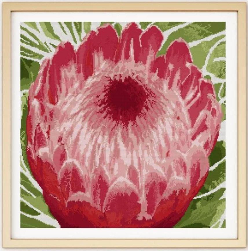 PROTEA - cross stitch pattern - Anette Eriksson Design