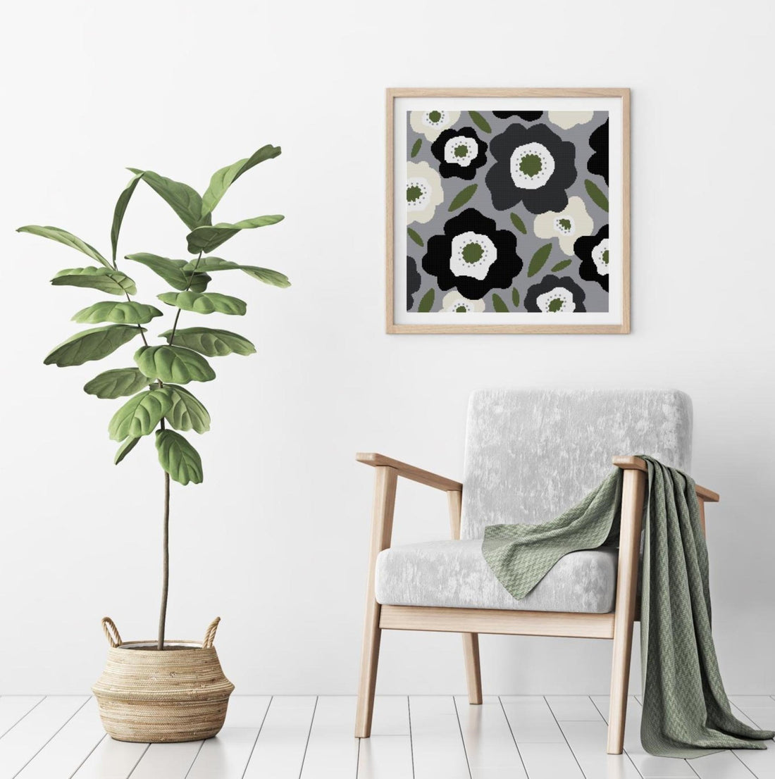 SCANDI BLOOM - cross stitch pattern - Anette Eriksson Design