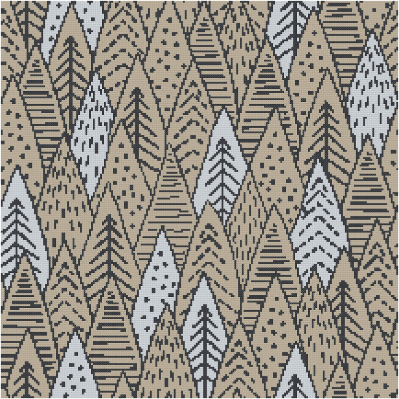 SCANDI PINE  - Needlepoint pattern