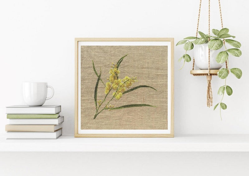 WATTLE small - cross stitch kit