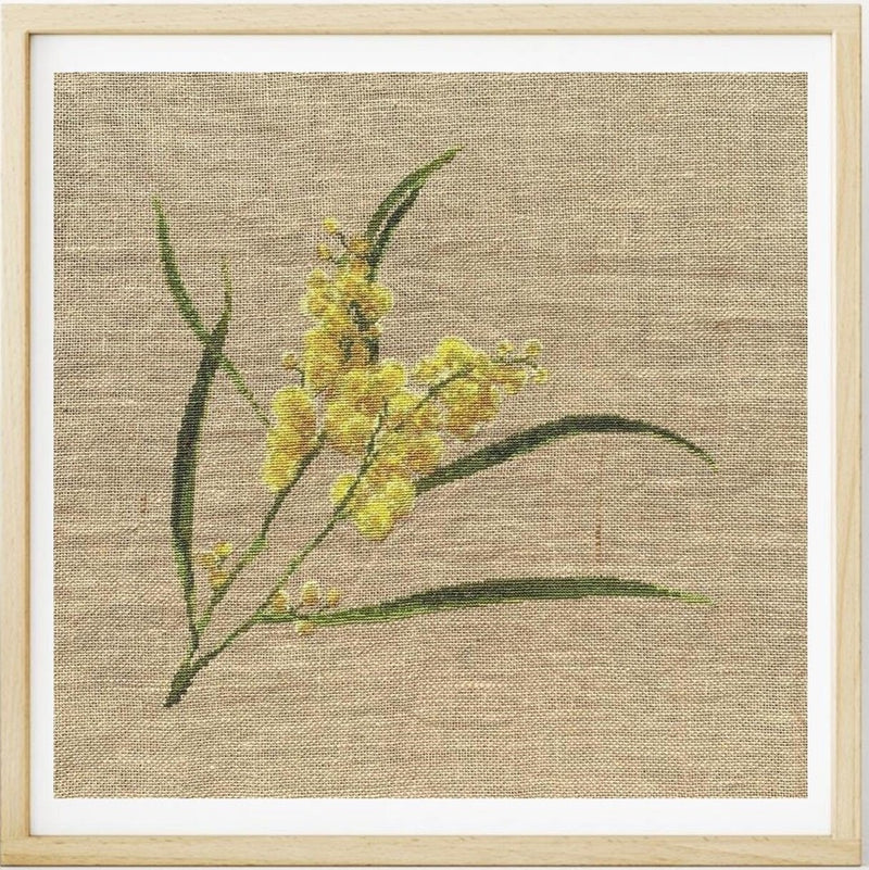 WATTLE small - cross stitch kit