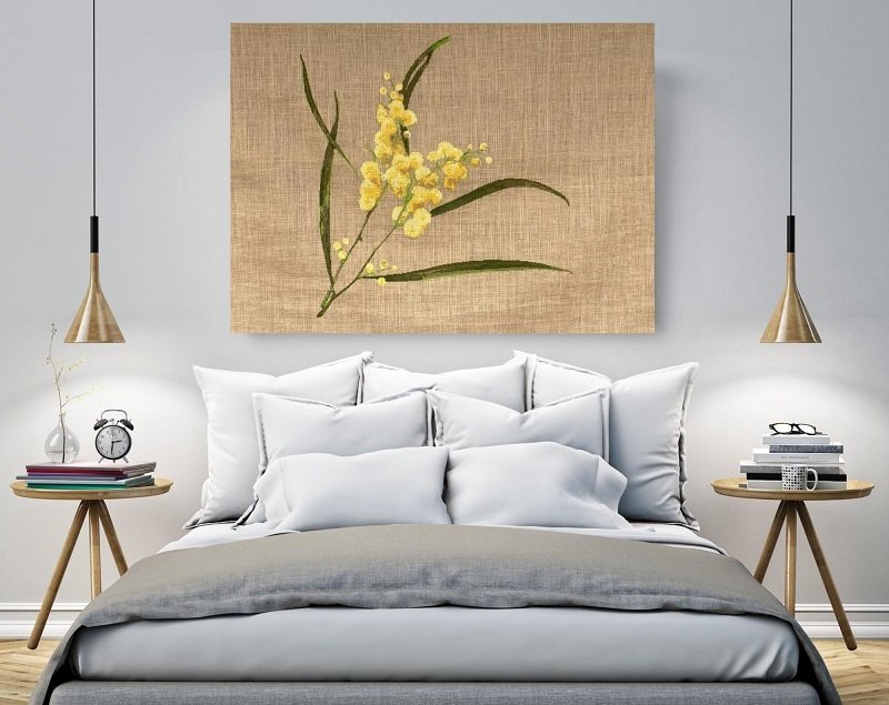 WATTLE large - cross stitch pattern