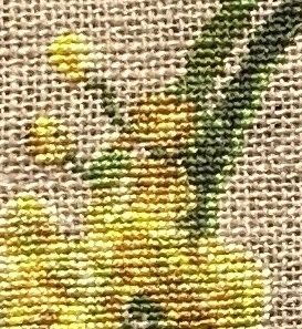 WATTLE large - cross stitch pattern - Anette Eriksson Design