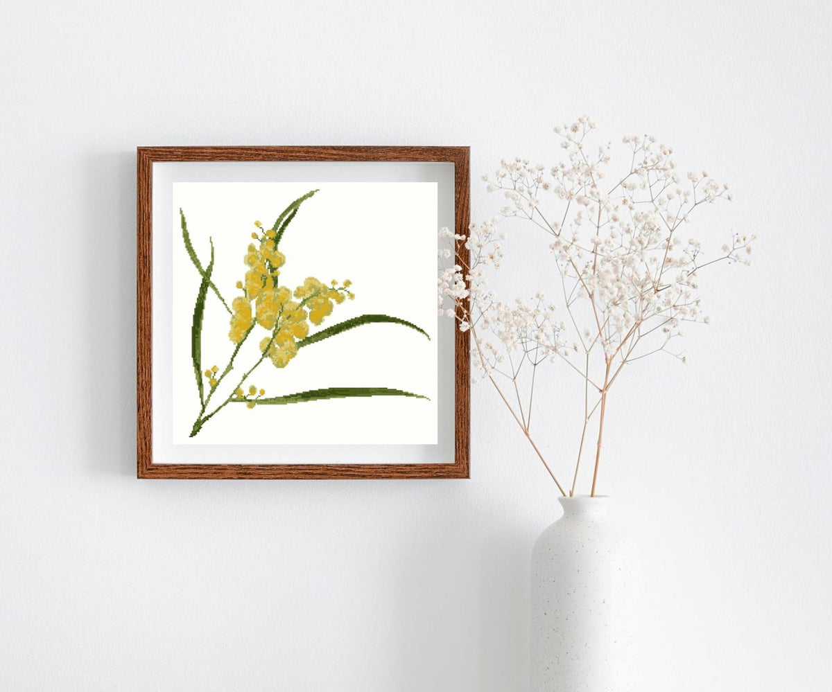 WATTLE small - cross stitch kit