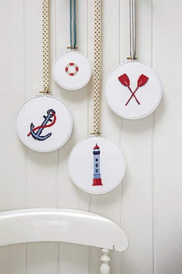 Nautical - cross stitch pattern