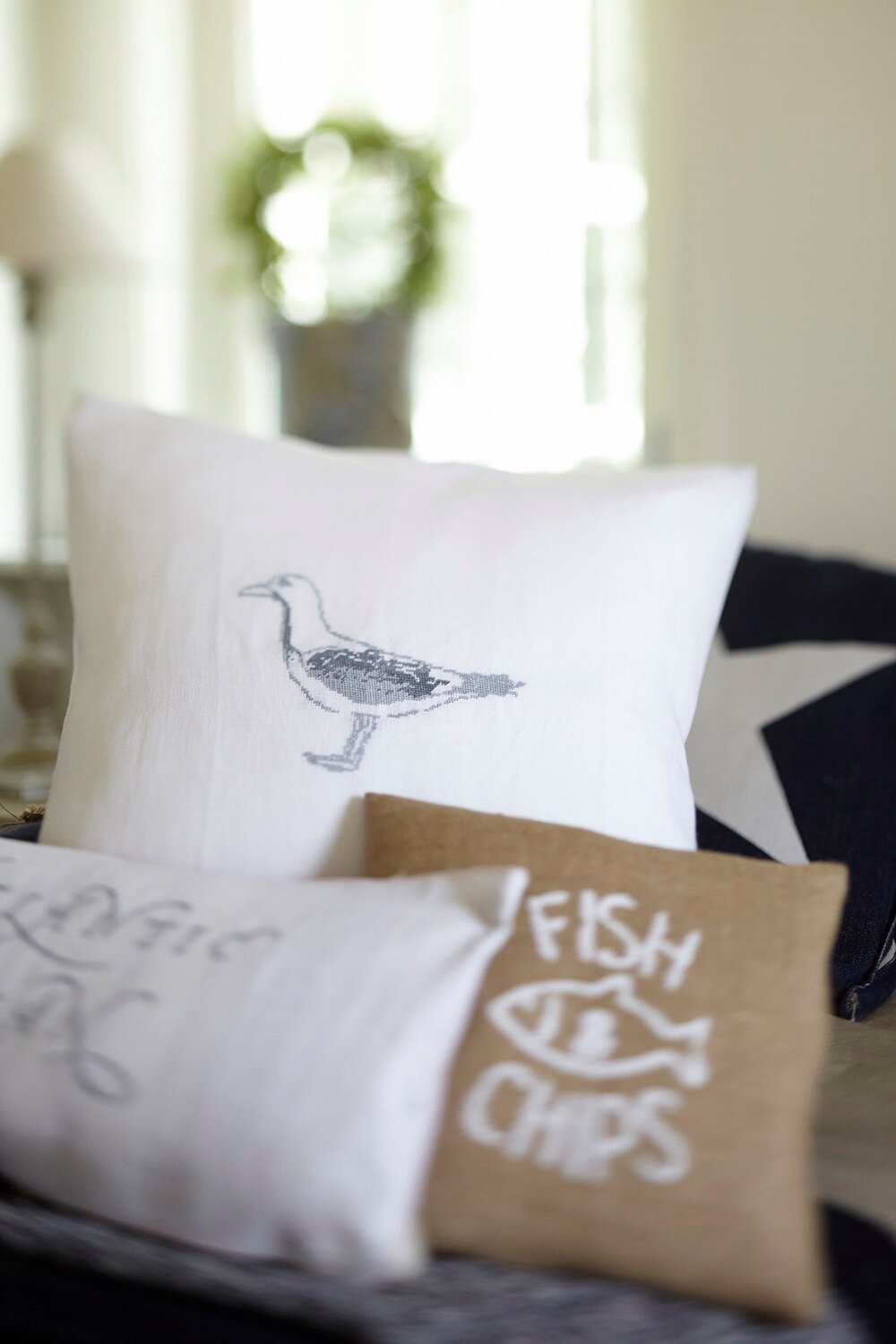 Fish & Chips - Needlepoint pattern - Anette Eriksson Design