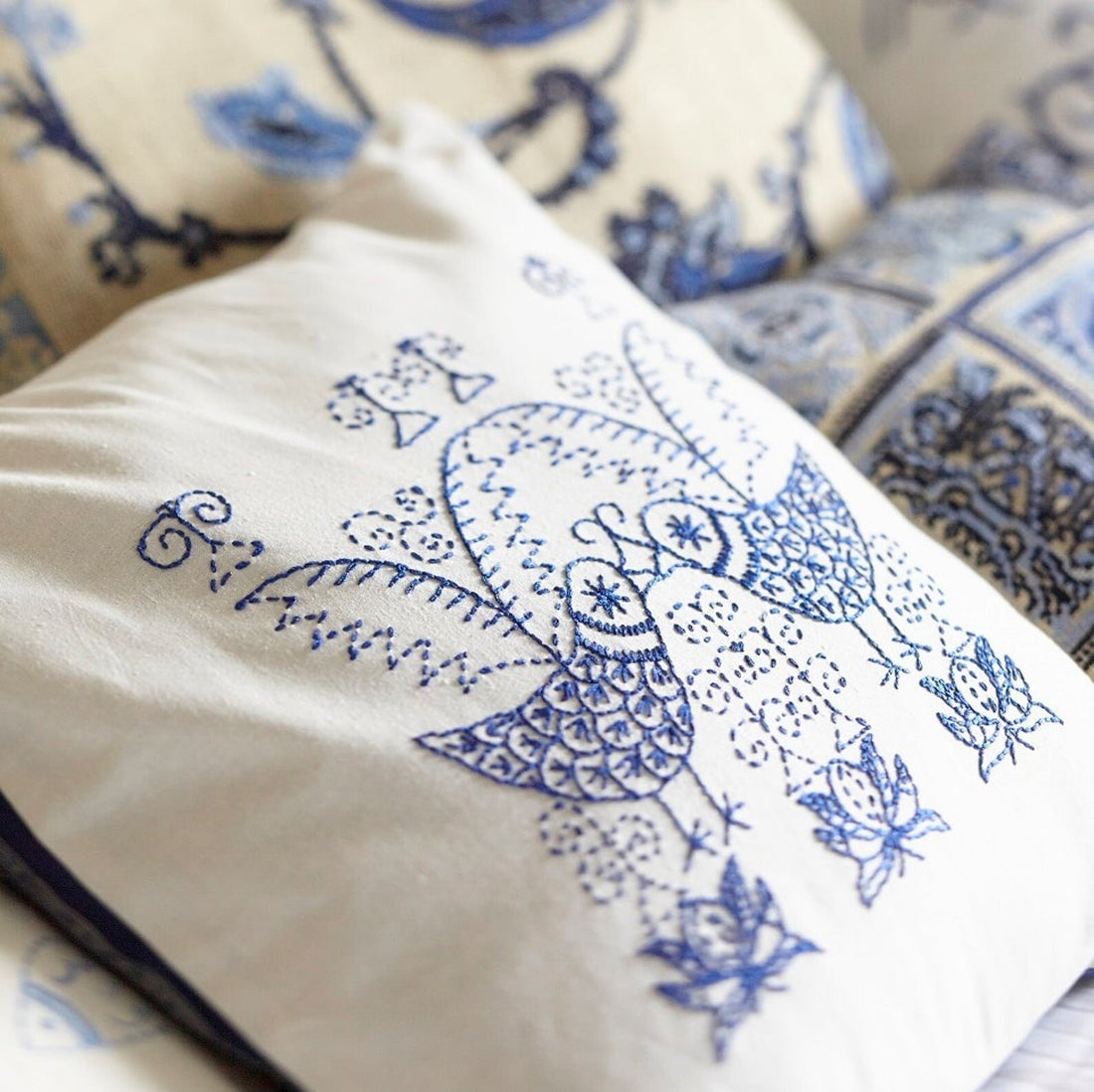 SCANDI BIRDS - embroidery pattern - Anette Eriksson Design